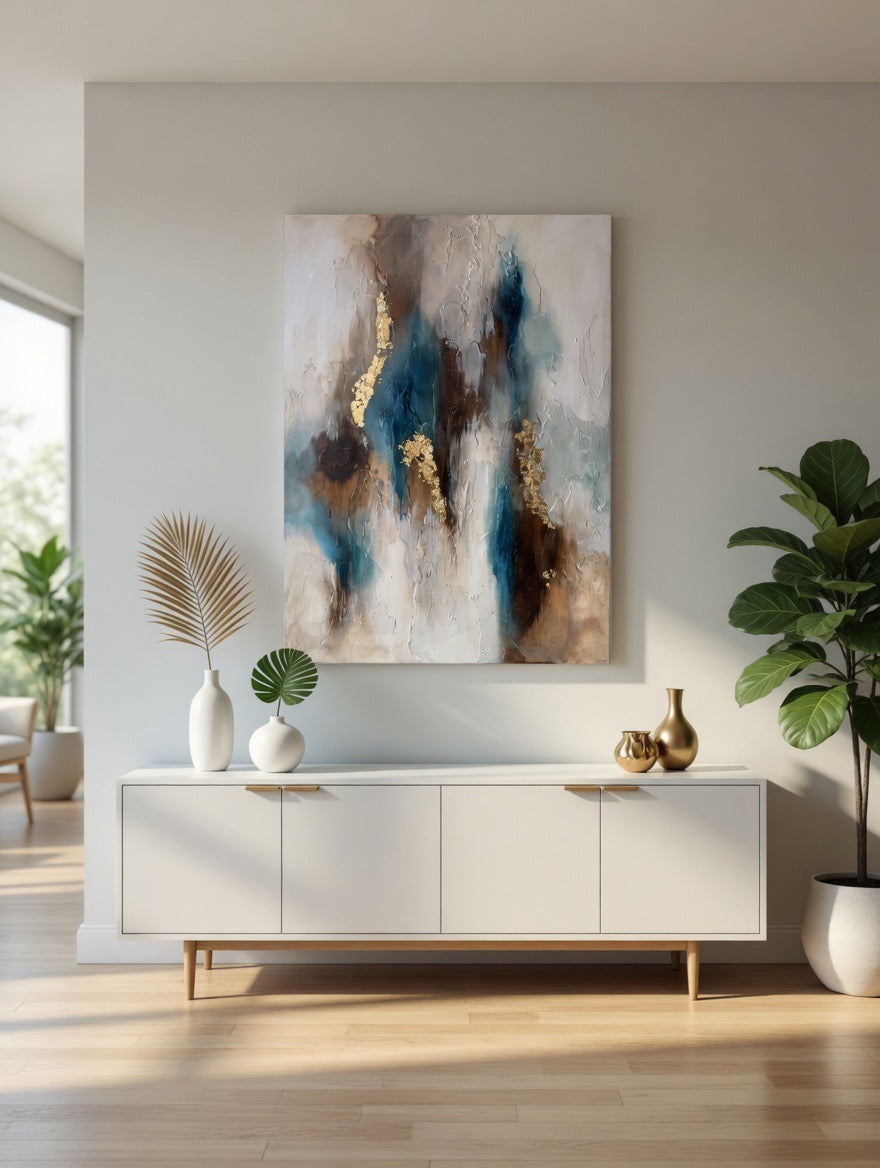 Luxury Blueberry | Acrylic painting on canvas 55 x 75 cm