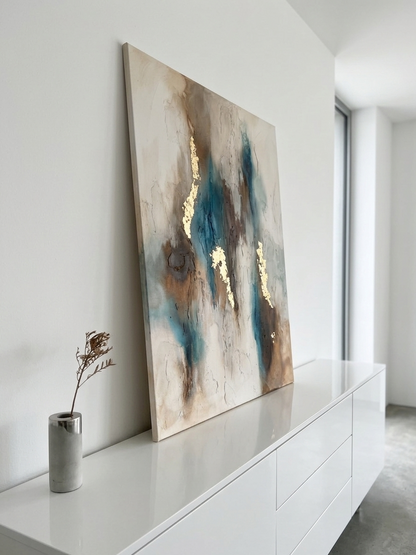 Luxury Blueberry | Acrylic painting on canvas 55 x 75 cm