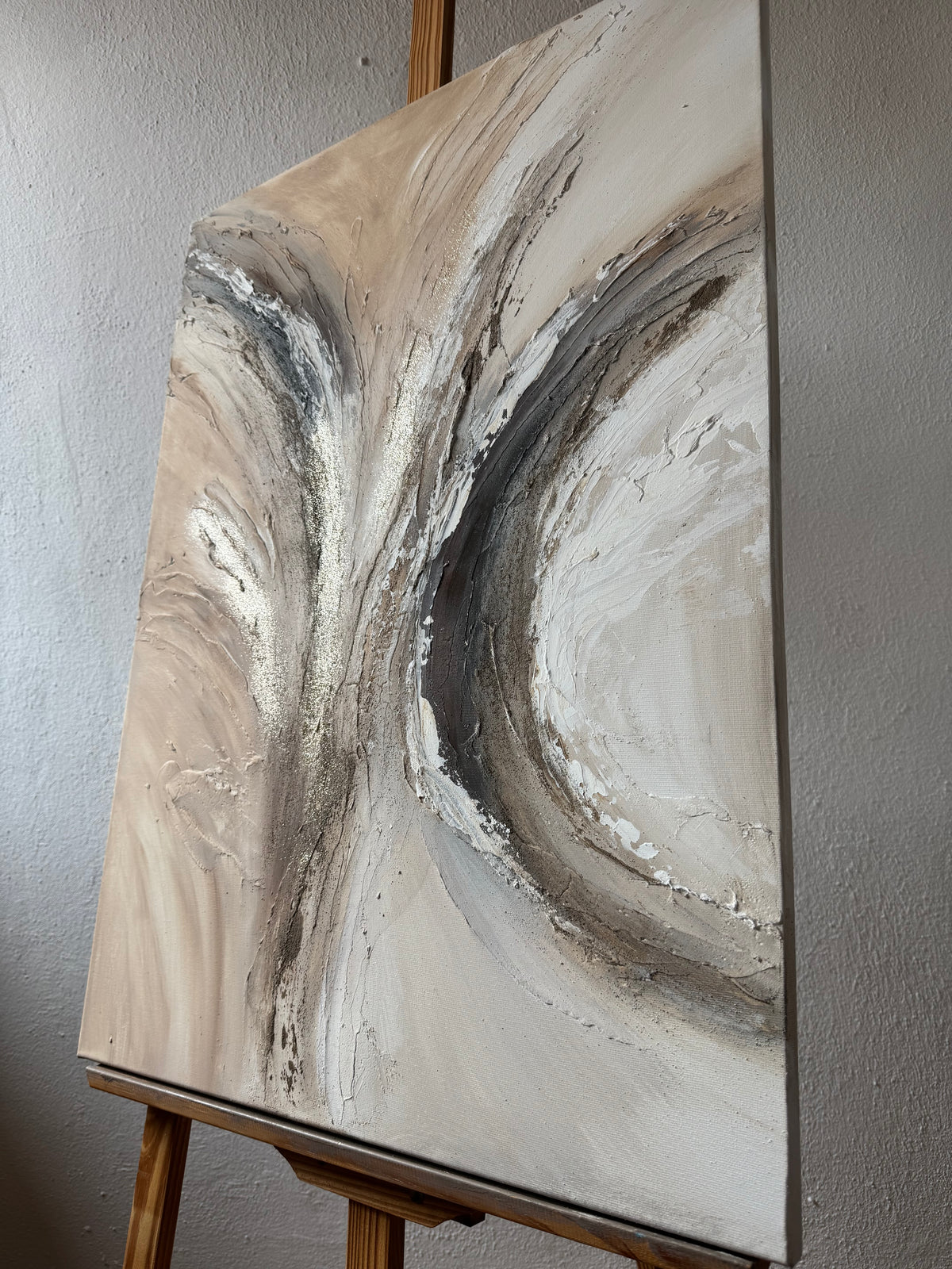 Warm Curves | Acrylic painting on canvas 55 x 75 cm