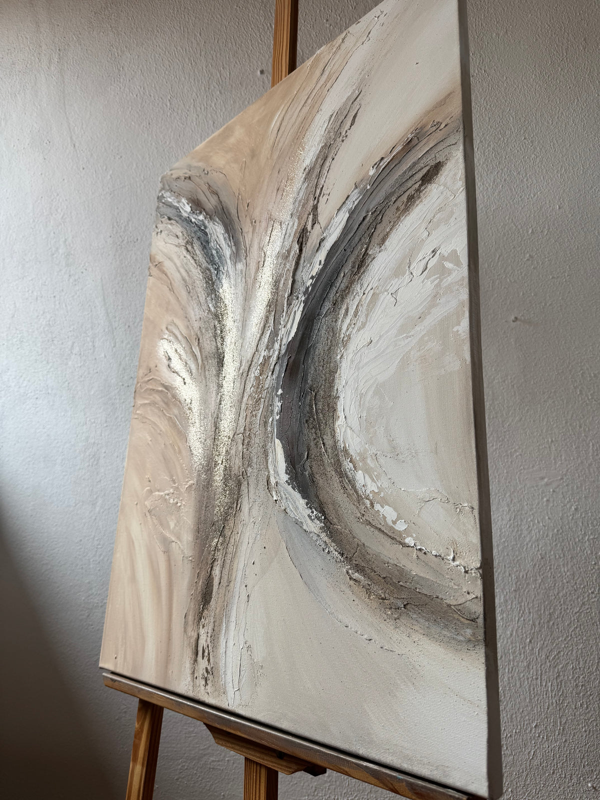 Warm Curves | Acrylic painting on canvas 55 x 75 cm