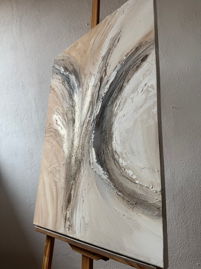 Warm Curves | Acrylic painting on canvas 55 x 75 cm