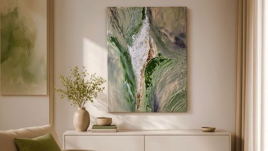 Golden Pistachio| Acrylgemälde auf Leinwand 55 × 75 cm