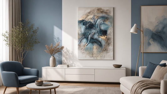 Frozen Water | Acrylgemälde auf Leinwand 55 x 75 cm
