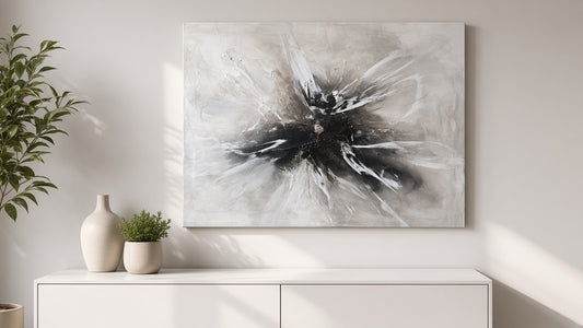 Glitter Nova | Acrylgemälde auf Leinwand 55 x 75 cm