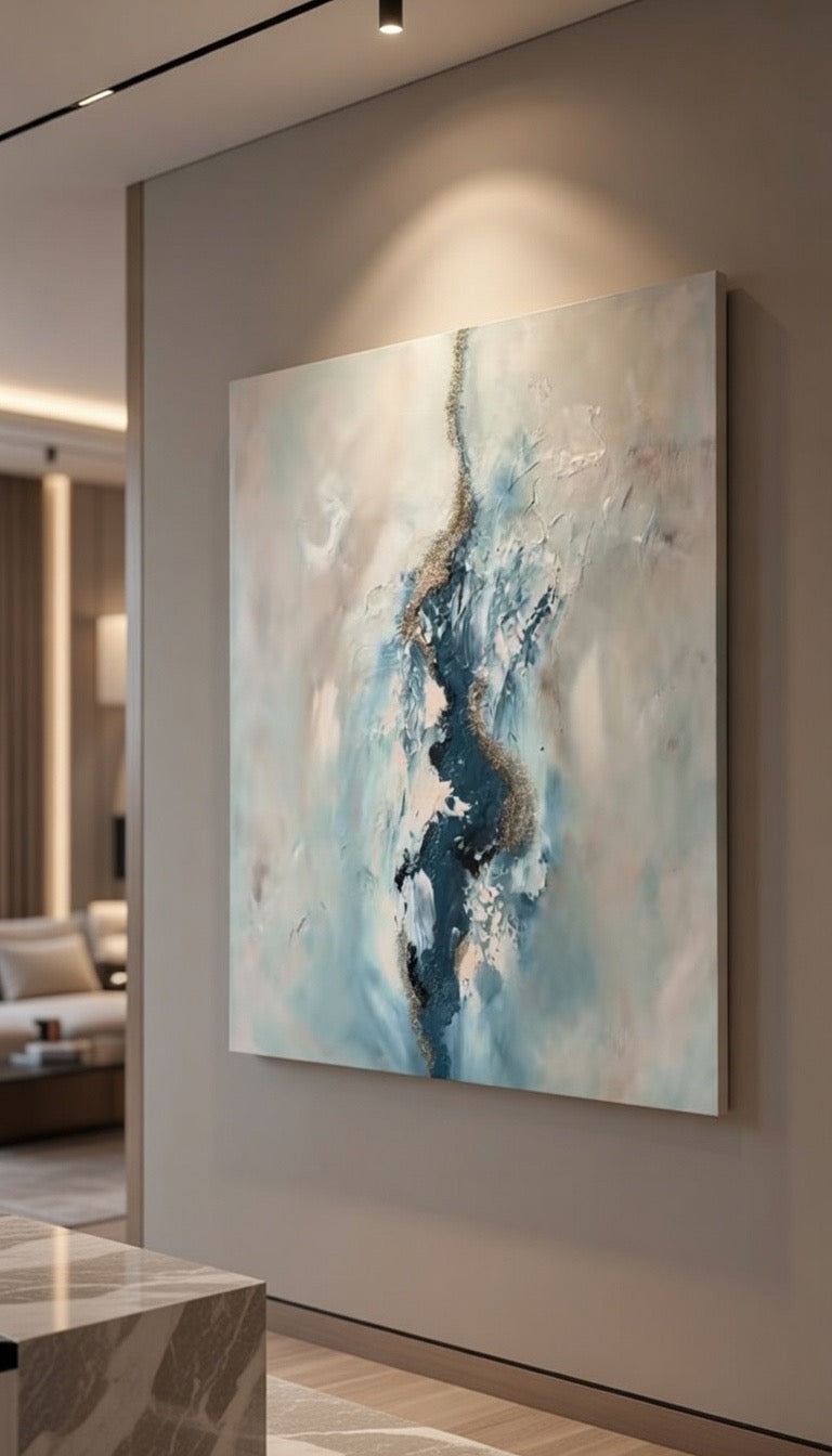 Sparkling Water | Acrylic painting on canvas 55 x 75 cm