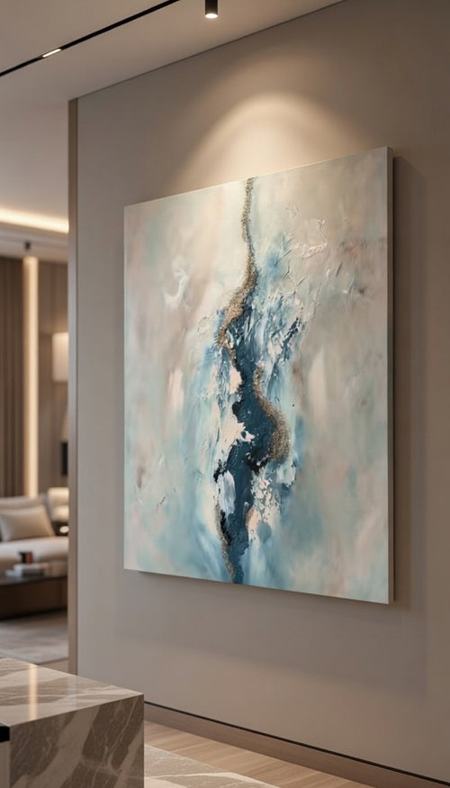 Sparkling Water | Acrylic painting on canvas 55 x 75 cm