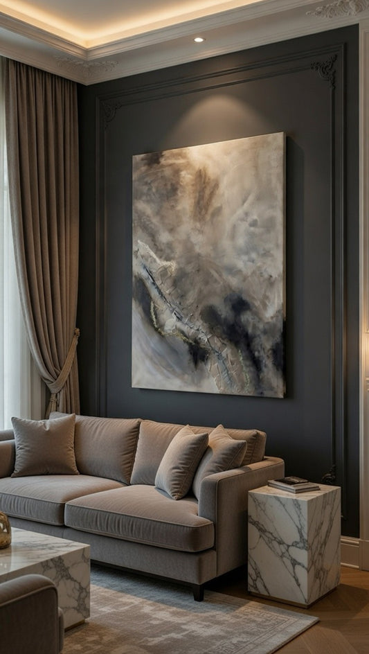 Glitter Galaxy | Acrylgemälde auf Leinwand 70 x 100 cm
