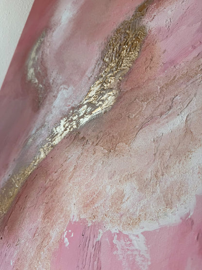 Pink Raspberry | Acrylic painting on canvas 55 x 75 cm