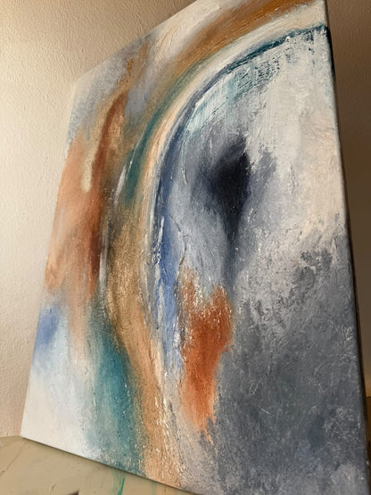 Colorful Symphony | Acrylic painting on canvas 55 x 75 cm