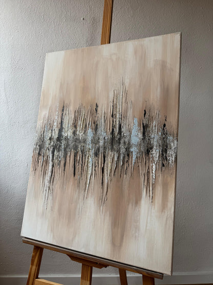 Gentle Cracks | Acrylic painting on canvas 55 x 75 cm