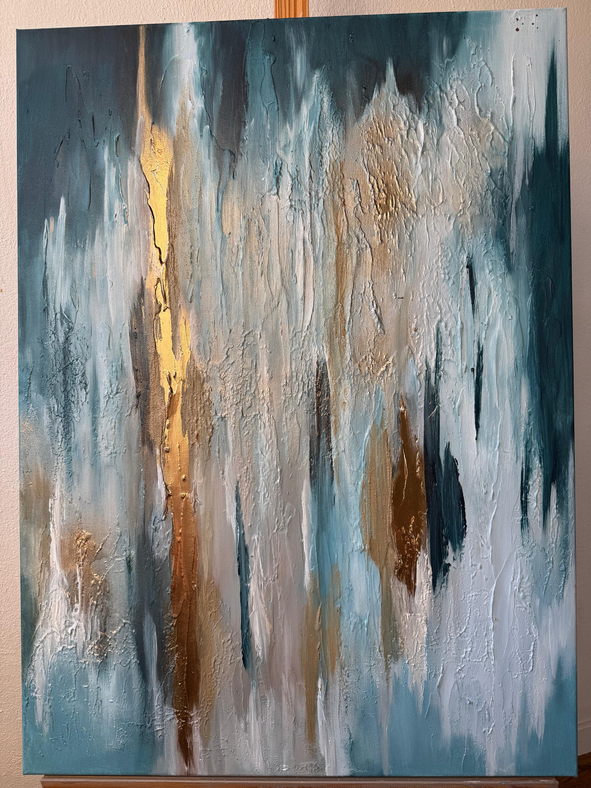 Frozen Sunbeams | Acrylgemälde auf Leinwand 55x75 cm