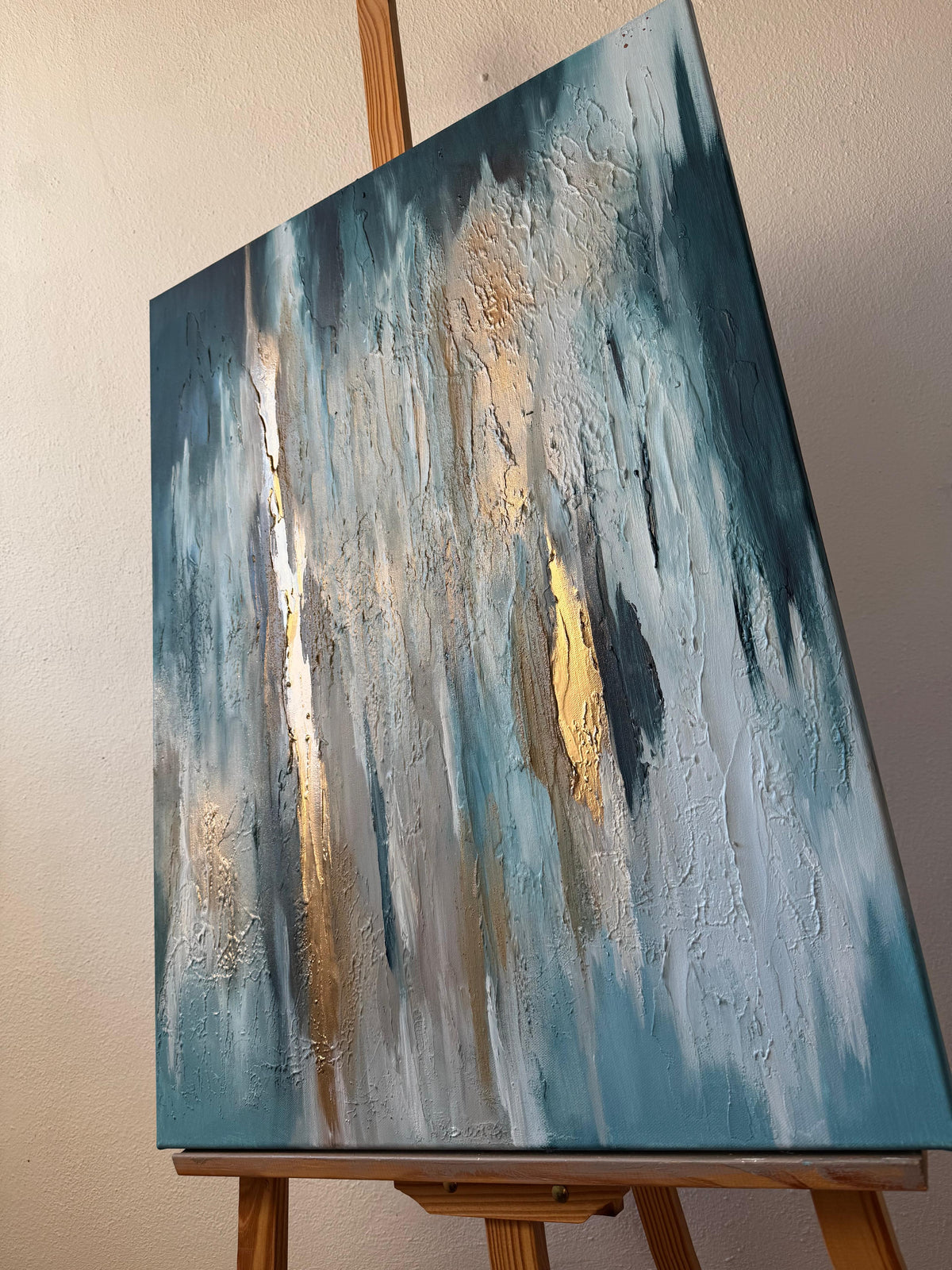 Frozen Sunbeams | Acrylgemälde auf Leinwand 55x75 cm