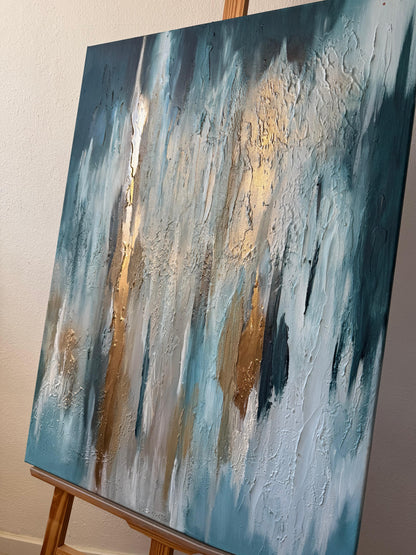 Frozen Sunbeams | Acrylgemälde auf Leinwand 55x75 cm