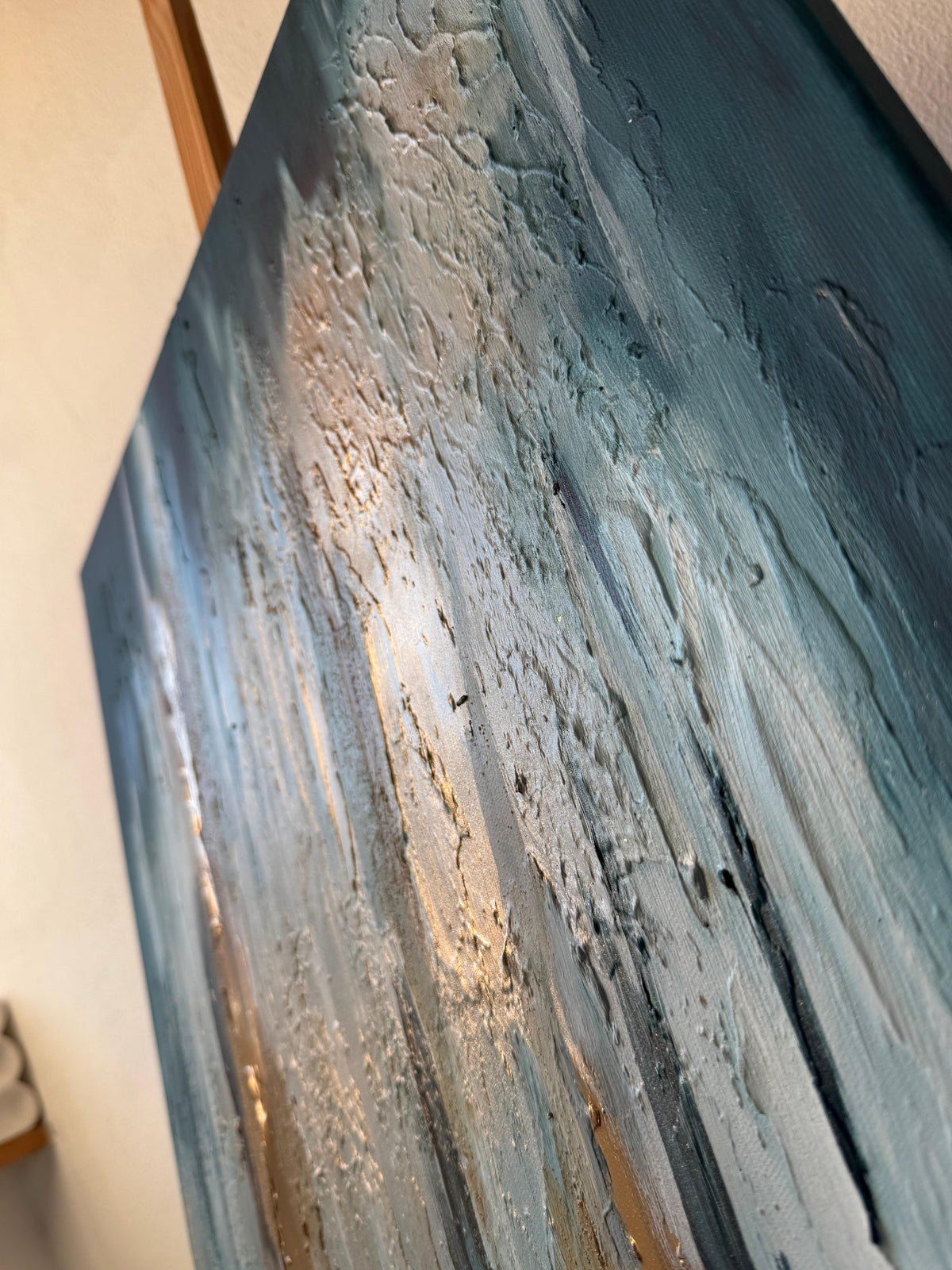 Frozen Sunbeams | Acrylgemälde auf Leinwand 55x75 cm