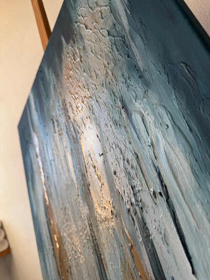 Frozen Sunbeams | Acrylgemälde auf Leinwand 55x75 cm