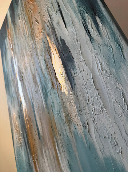 Frozen Sunbeams | Acrylgemälde auf Leinwand 55x75 cm