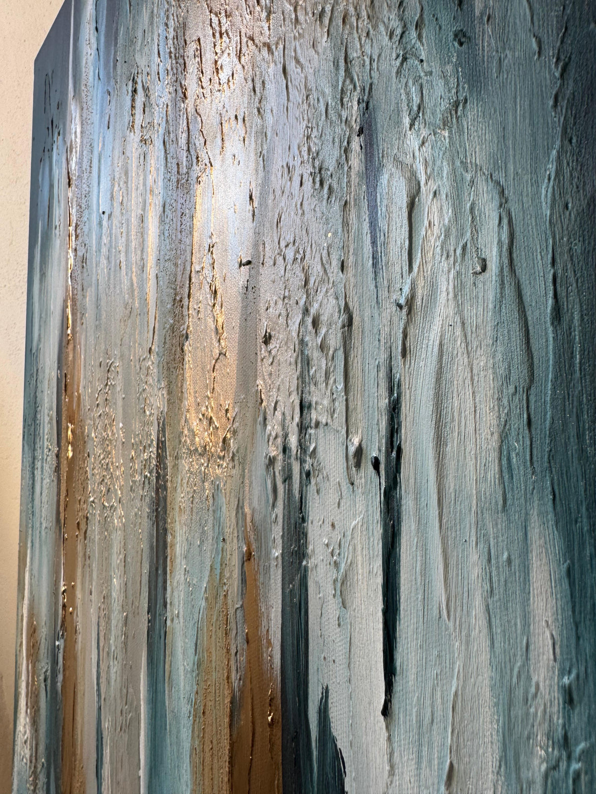 Frozen Sunbeams | Acrylgemälde auf Leinwand 55x75 cm