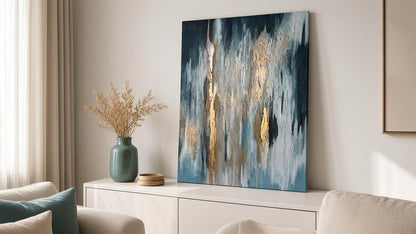Frozen Sunbeams | Acrylgemälde auf Leinwand 55x75 cm