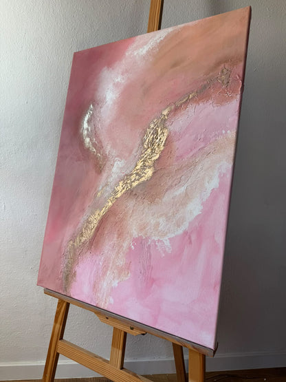 Pink Raspberry | Acrylic painting on canvas 55 x 75 cm