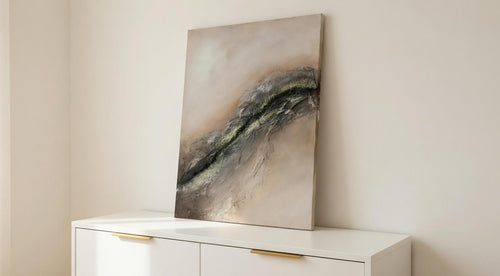 Sandy Golden Desert | Acrylic painting on canvas 55 x 75 cm