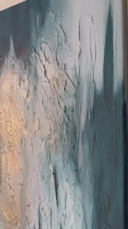 Frozen Sunbeams | Acrylgemälde auf Leinwand 55x75 cm